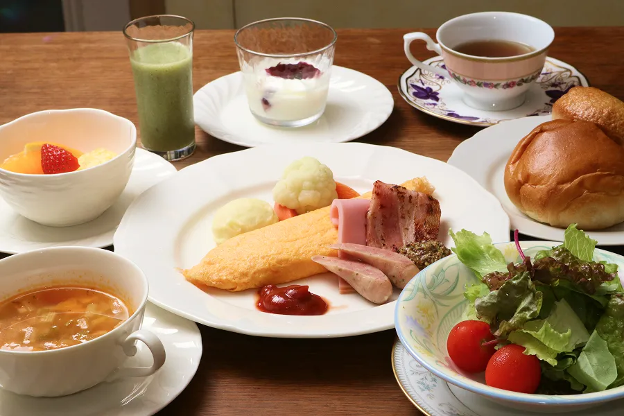 写真：朝食