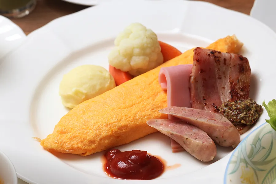 写真：朝食